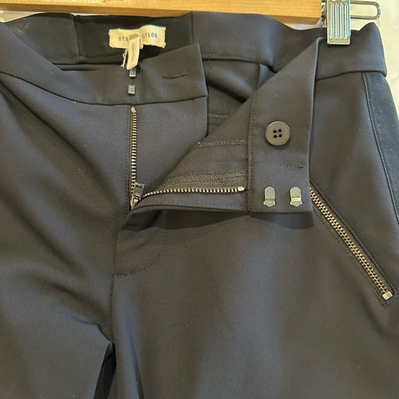 Rebecca Taylor black tuxedo pant, size 6 - Picture 4 of 8